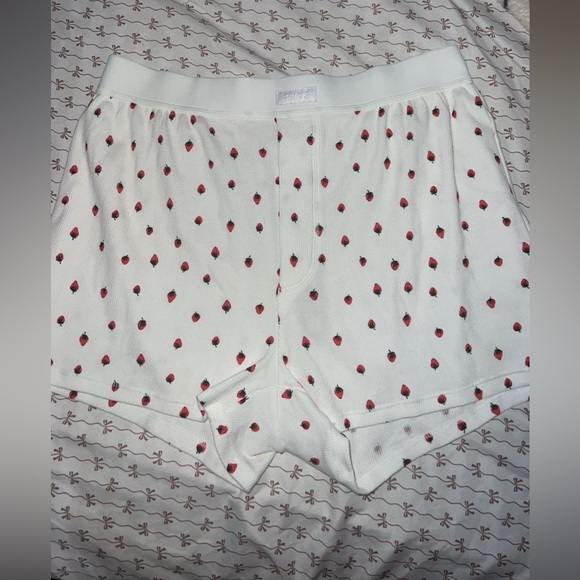 SKIMS 🍓🍓Cotton Rib Tank Size M loose Rib Boxer Size S - Picture 5 of 11